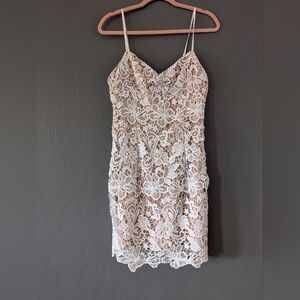 Guess Size Medium Lace Overlay Dress